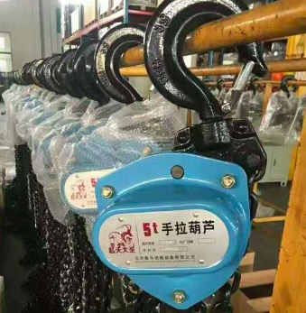 木材裝卸使用手拉葫蘆